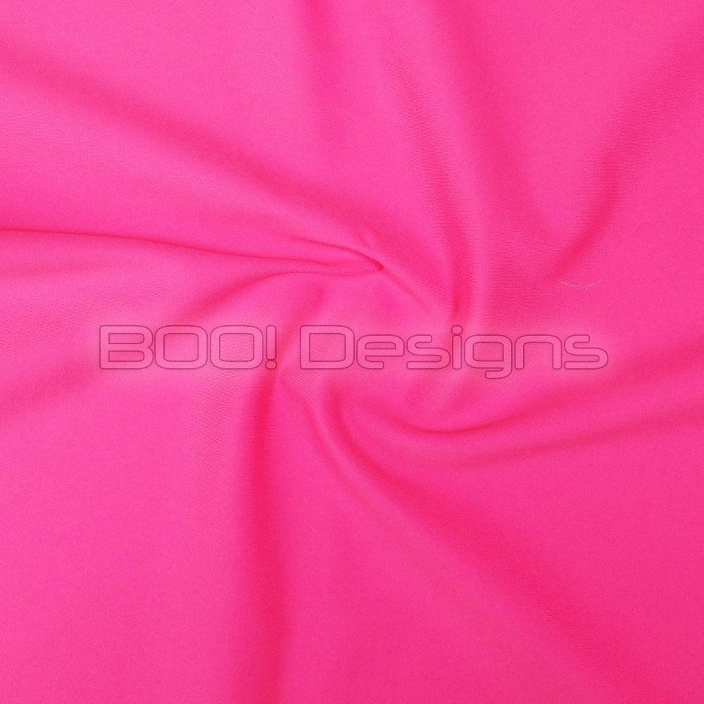 Spandex Vita Solid Neon Pink Shocking Fabric