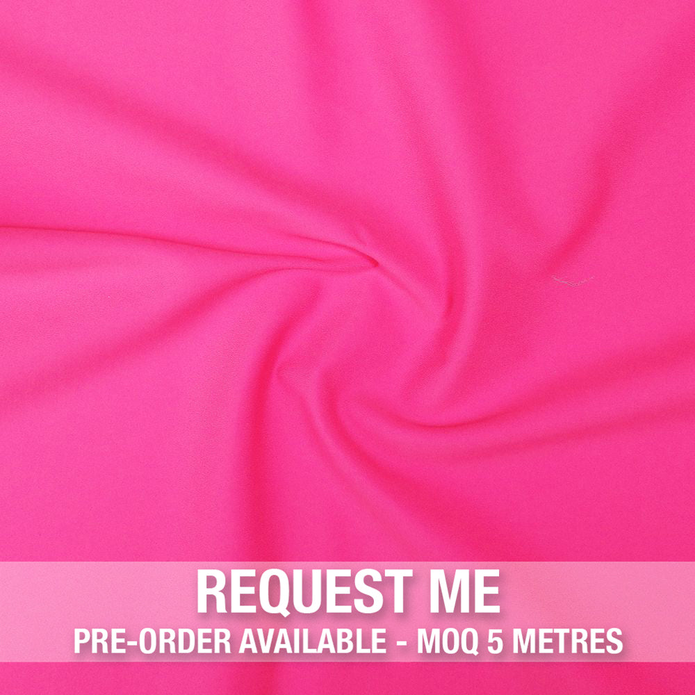 Spandex Vita Solid Neon Pink Shocking Fabric