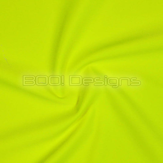 Spandex Vita Solid Neon Yellow Fabric