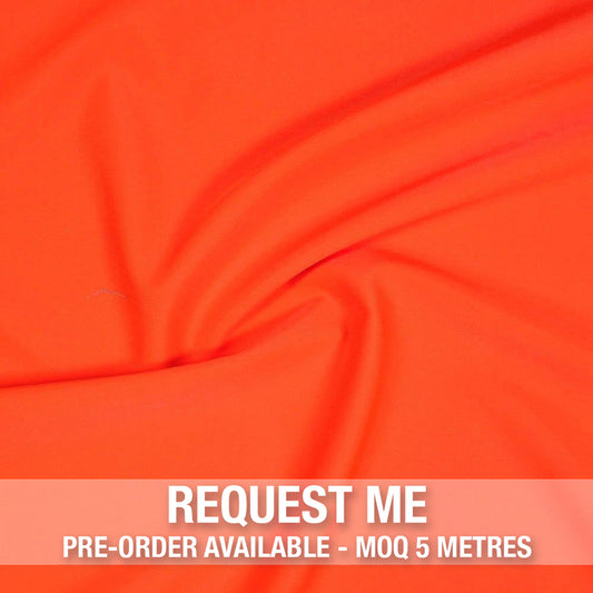 Spandex Vita Solid Neon Orange Rush