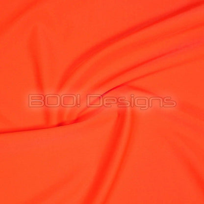 Spandex Vita Solid Neon Orange Rush Fabric