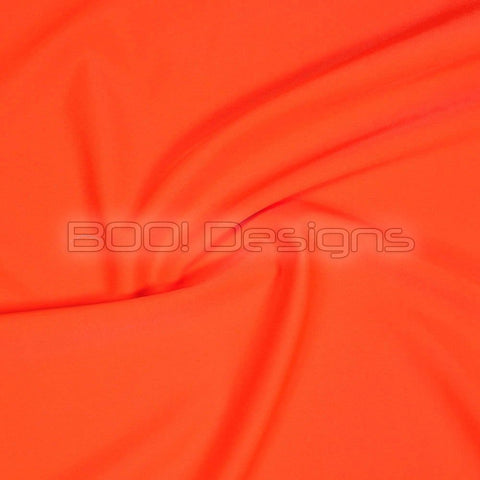 Spandex Vita Solid Neon Orange Rush