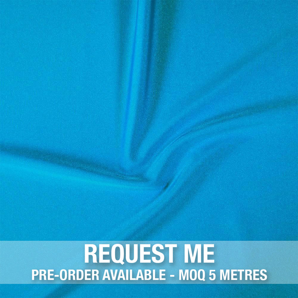 Spandex Shiny Nylon Turquoise Fabric