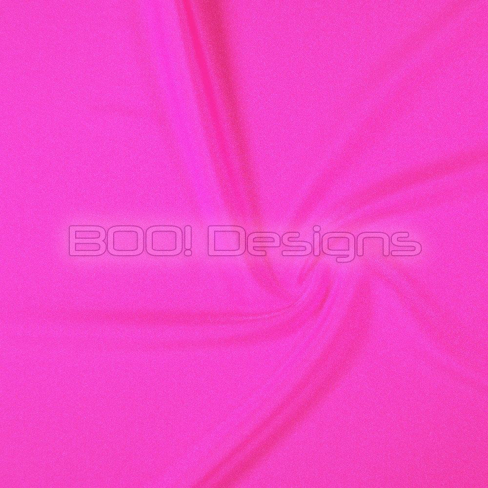 Spandex Shiny Nylon Neon Pink Fabric