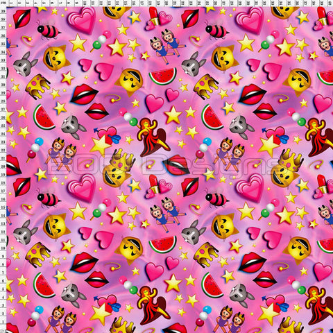 Spandex Emoji Dancer Pink