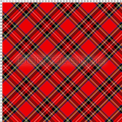 Spandex Royal Stewart Red