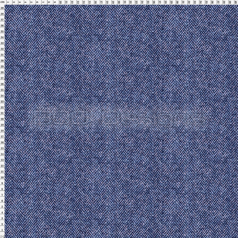 Spandex Tweed Blue