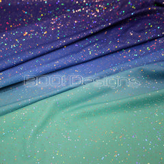 Spandex Ombre Teal Royal
