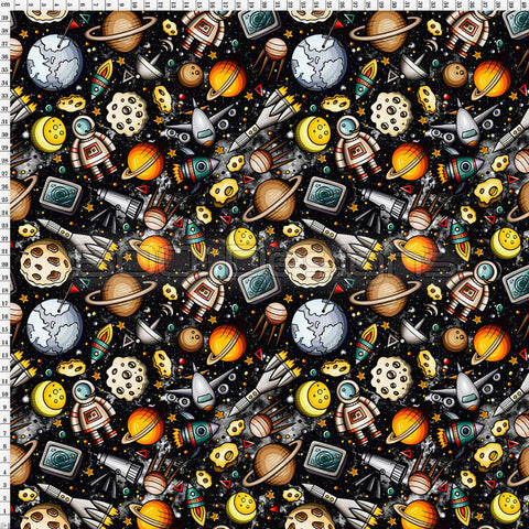 Spandex Space Boy Yellow