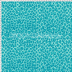 Spandex Cheetah Teal