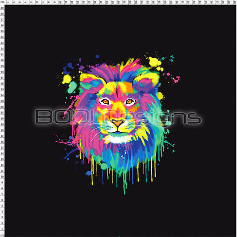 Spandex Panel Lion - Large - Thermo 250gsm