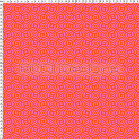 Spandex Orbit Orange Pink