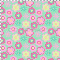 Spandex Petite Fleur Pastel