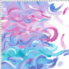 Spandex Abstract Pastel - Stretch Net 115gsm