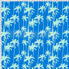 Spandex Bora Bora Palms Blue