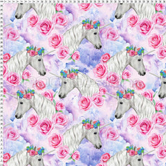 Spandex Unicorn Flower Crown