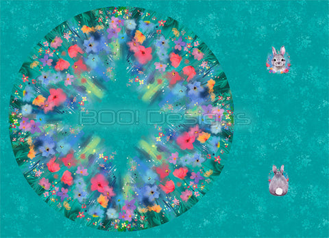 Spandex P105 Circle Panel Bunny