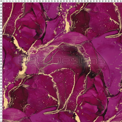 Spandex Ink Ethereal Raspberry - Glitter Stardust