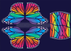 Circle Panel Class Kit - Wings Rainbow