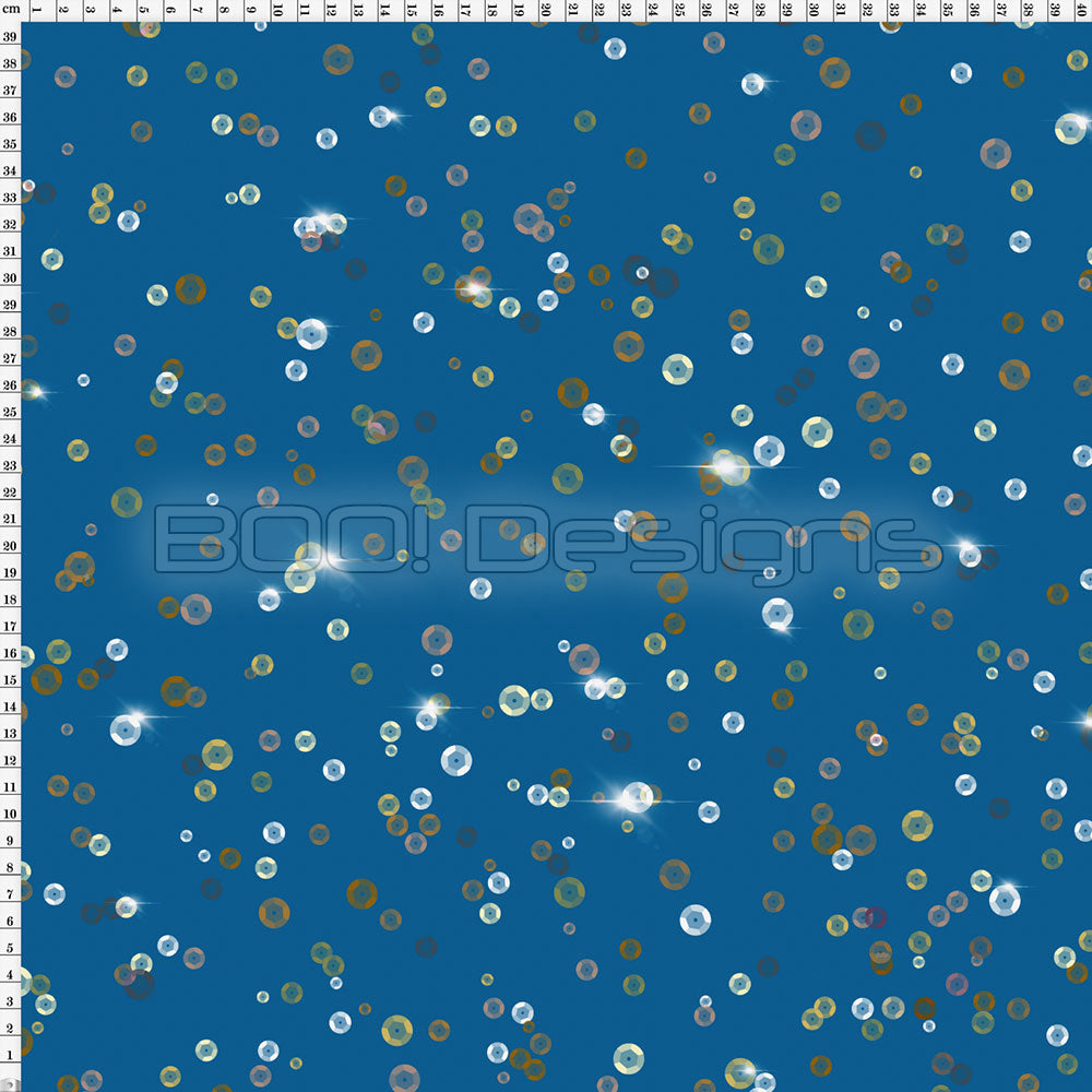 Spandex Lover Sequins Gold - Glitter Stardust