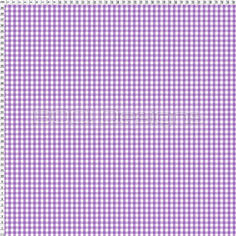 Spandex Gingham Lilac Small