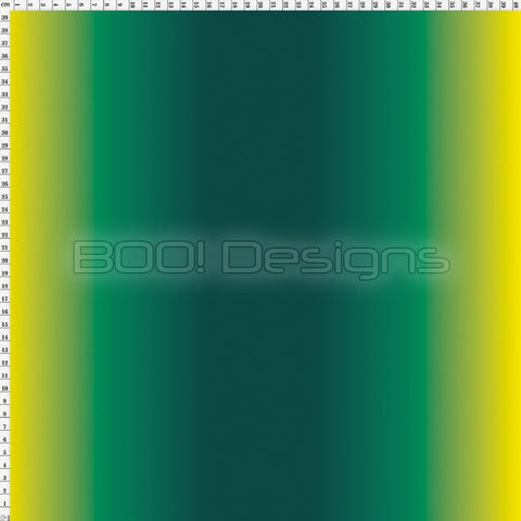 Spandex Ombre Green Gold