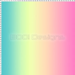 Spandex Ombre Teal Lemon Pink