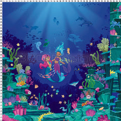 Spandex P100 2Mermaids Reef