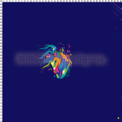 Spandex P100 Horse Jumbo Splat Navy