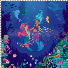 Spandex P125 2Mermaids Reef