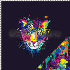 Spandex P125 Leopard Splat Black