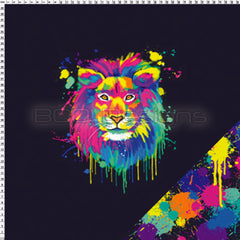 Spandex P125 Lion Splat Black