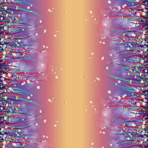 Spandex Beautiful Border Dawn
