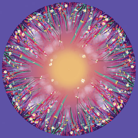 Spandex P145 Circle Panel Beeutiful Dawn