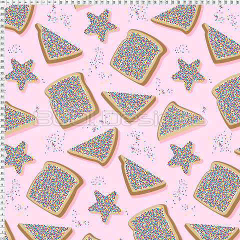 Spandex Fairy Bread Soft Pink