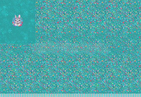 Spandex P100 Bunny Ditsy Floral