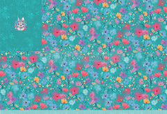 Spandex P100 Bunny Floral