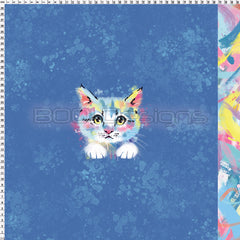 Spandex P100 Kitten Abstract