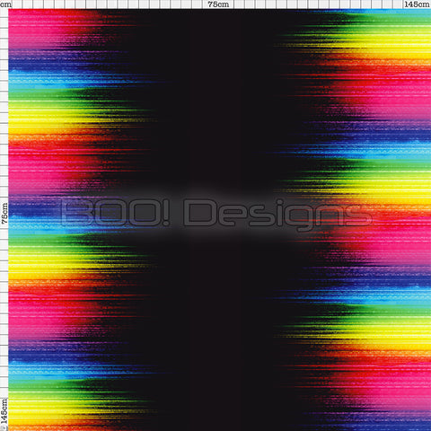 Spandex Stipple Ombre Rainbow