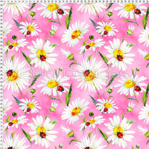 Spandex Daisybird Pink