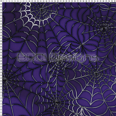 Spandex Webs Purple - Spandex 190gsm