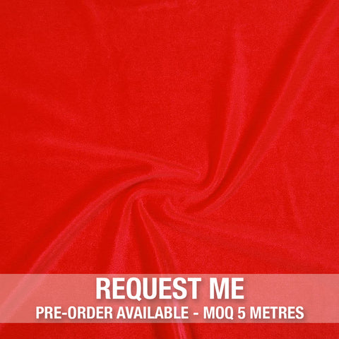 Spandex Smooth Velvet Red