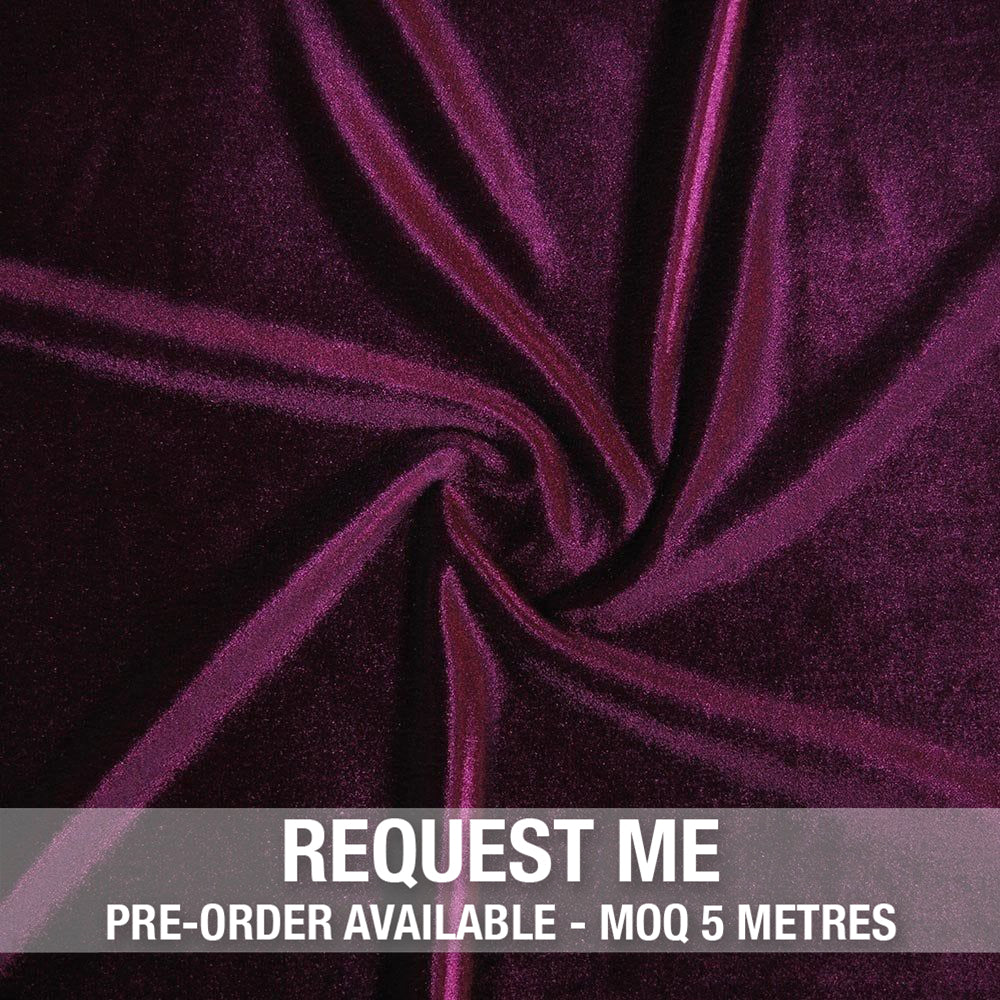 Spandex Smooth Velvet Claret
