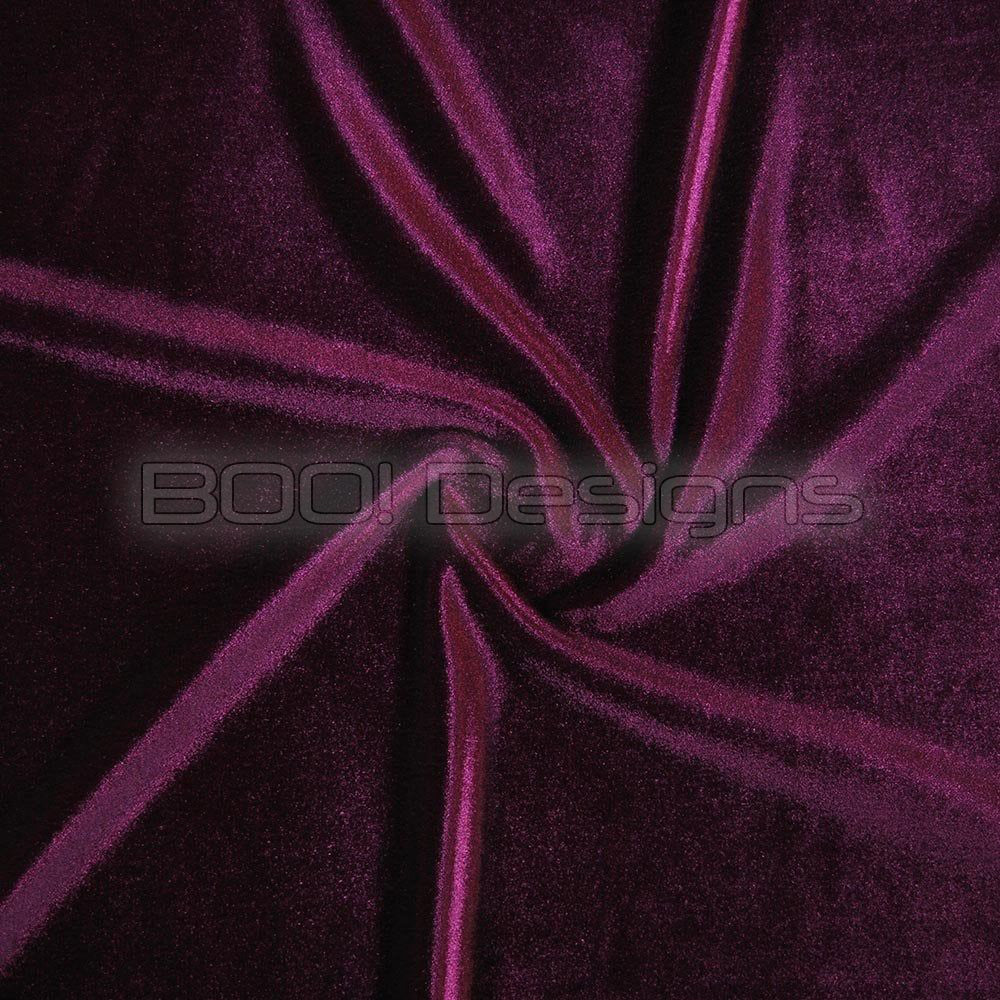 Spandex Smooth Velvet Claret