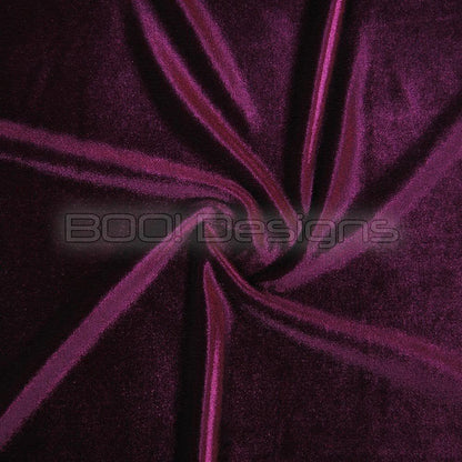Spandex Smooth Velvet Claret