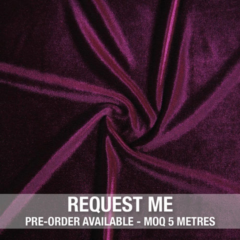 Spandex Smooth Velvet Claret