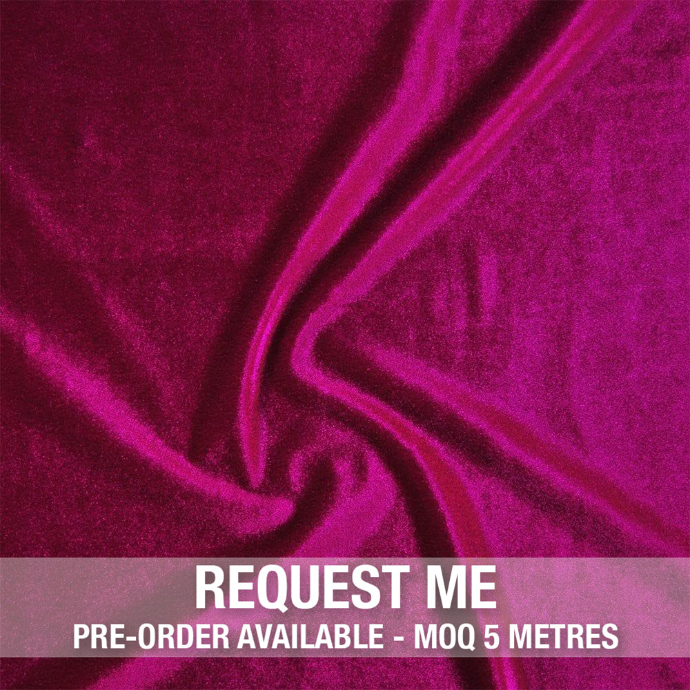 Spandex Smooth Velvet Cerise