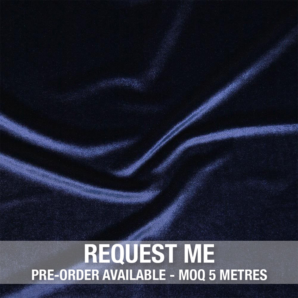 Spandex Smooth Velvet Navy