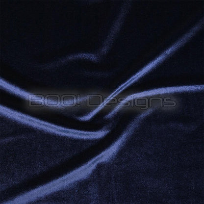 Spandex Smooth Velvet Navy