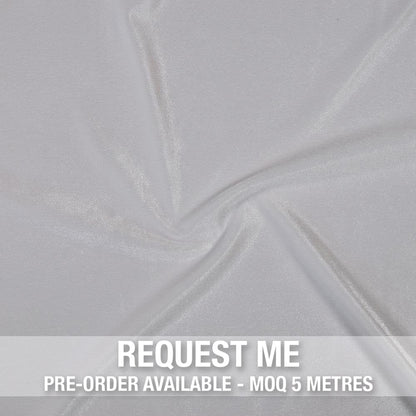Spandex Smooth Velvet White